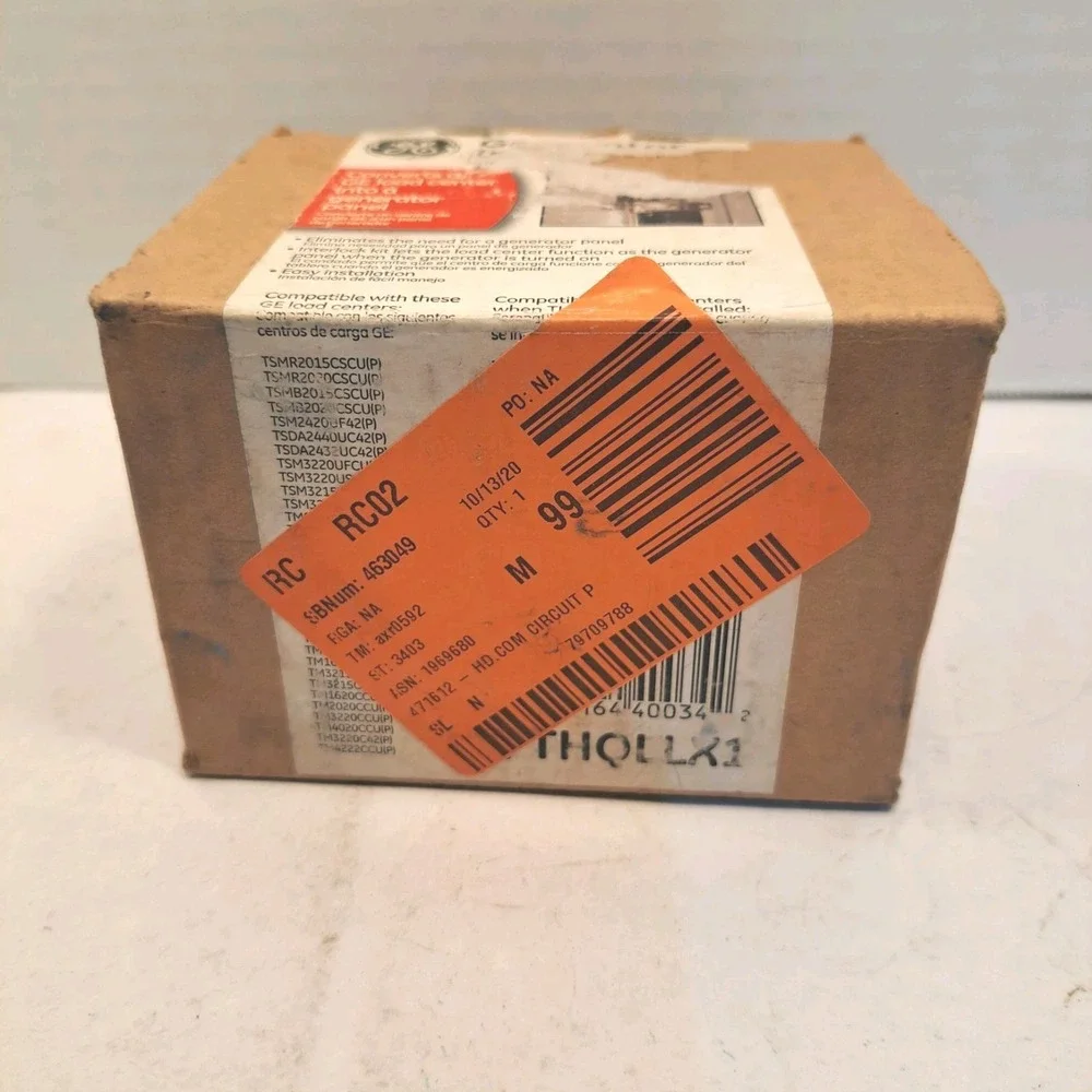 GE THQLLX1 PowerMark Gold Load Center Generator Interlock Kit